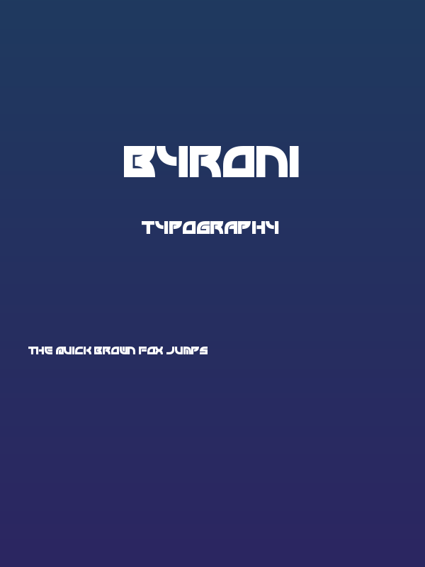 Byron1 Poster