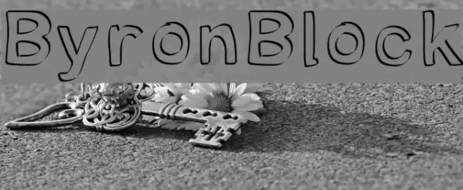 ByronBlock Font examples