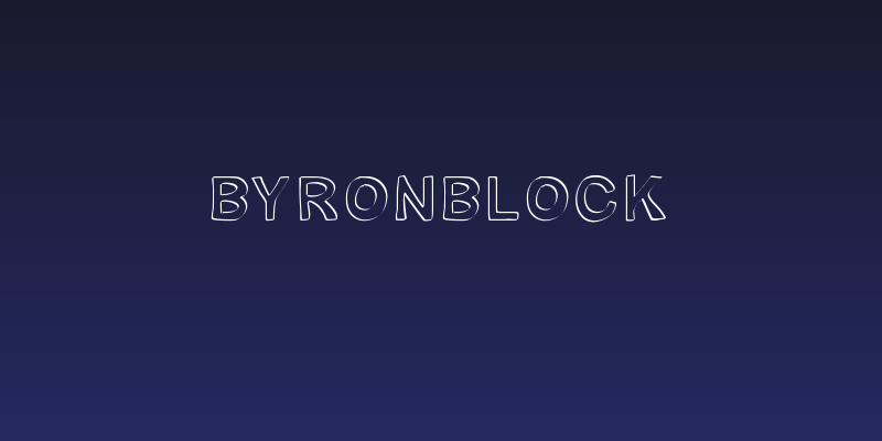 ByronBlock Social Header