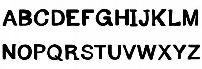 ByronRecCon フォント 大文字
