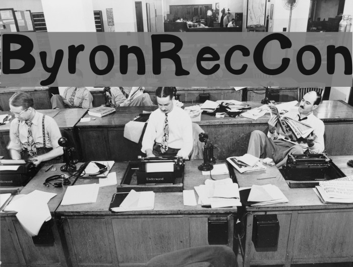 ByronRecCon Font examples