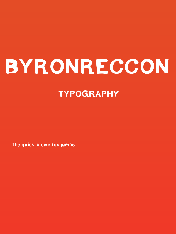 ByronRecCon Poster