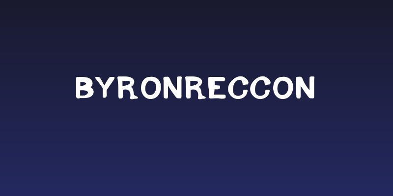 ByronRecCon Social Header