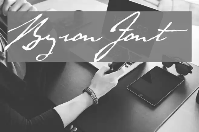 Byron خط examples