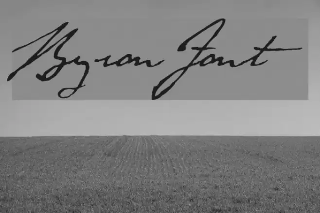 Byron خط examples