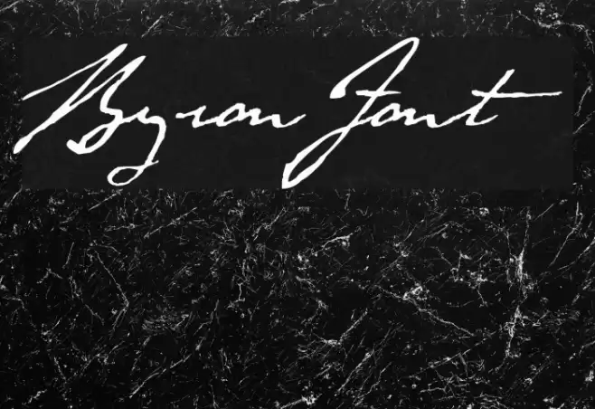 Byron خط examples
