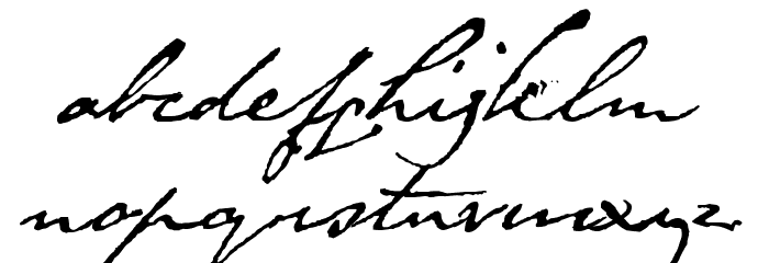 Byron Font LOWERCASE