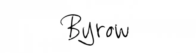 Byrow  नि: शुल्क फ़ॉन्ट्स डाउनलोड