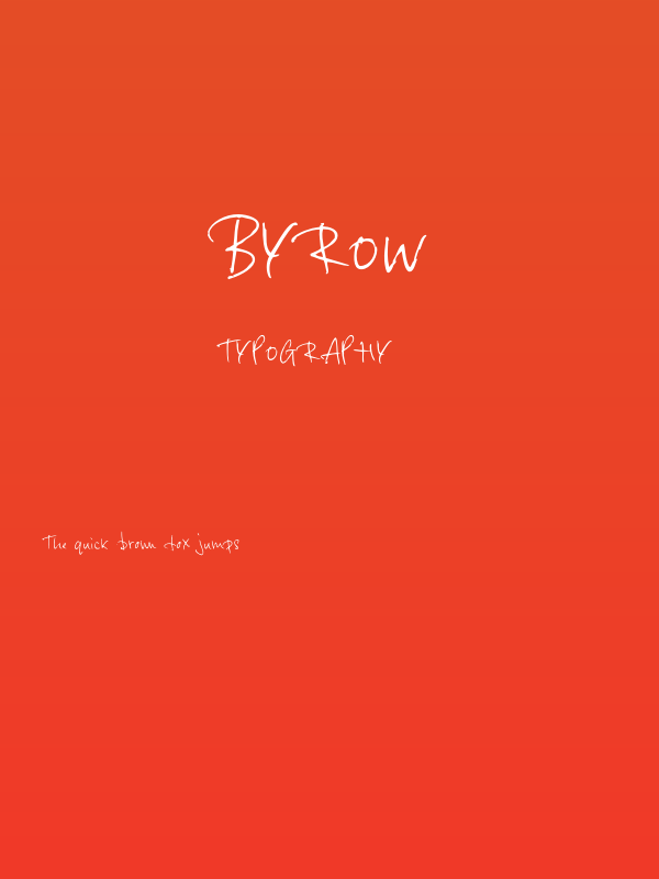 Byrow Poster