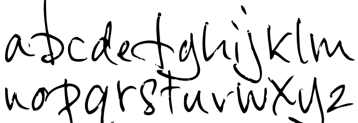 Byrow Font LOWERCASE