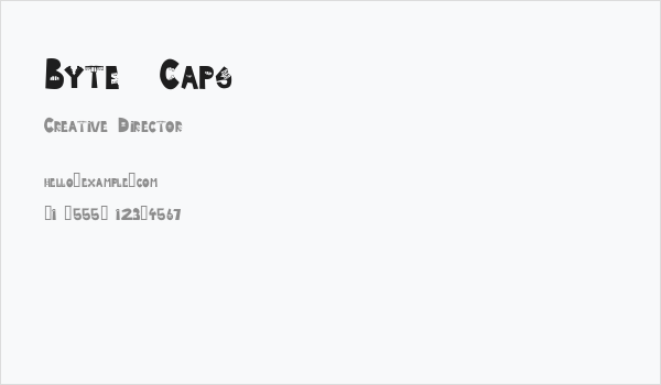Byte  Caps Business Card