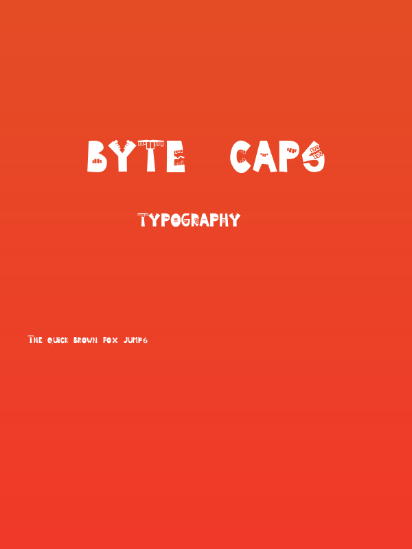 Byte  Caps Poster