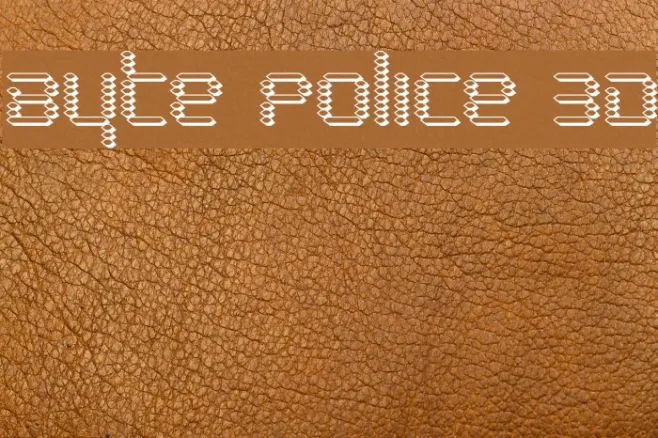 Byte Police 3D Example 3