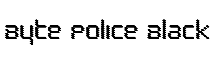 Byte Police Black Font
