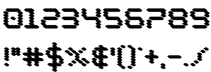 Byte Police Black Font OTHER CHARS