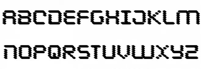Byte Police Black Font Litere mari