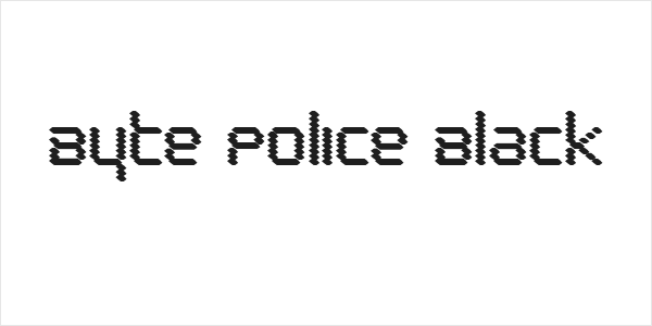 Byte Police Black Logo