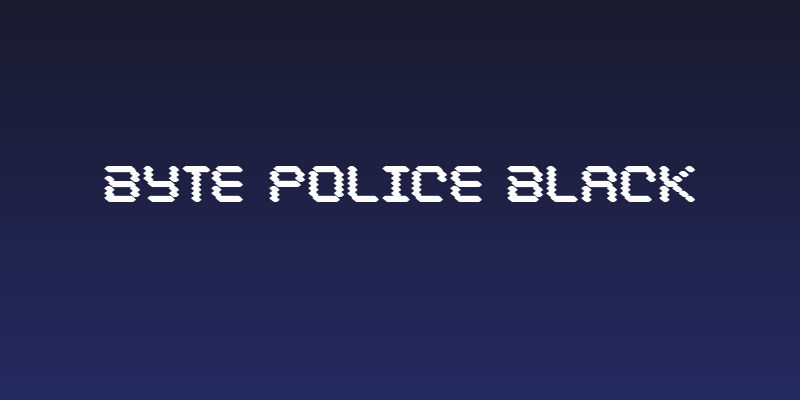Byte Police Black Social Header
