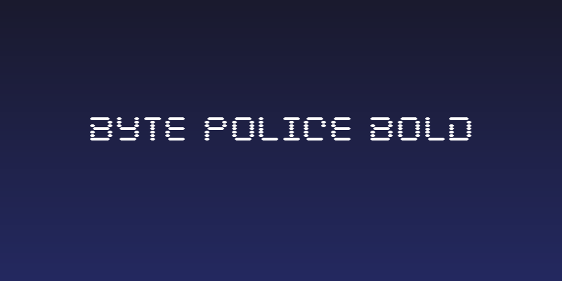 Byte Police Bold Social Header