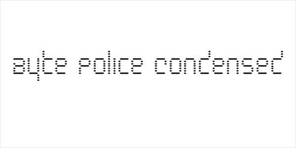 Byte Police Condensed Logo