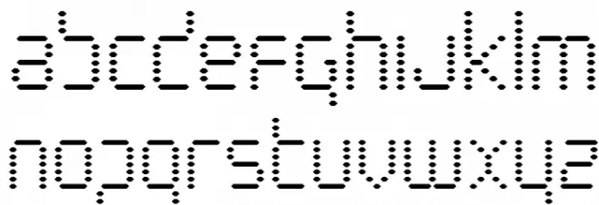 Byte Police Condensed Fonte MINÚSCULAS