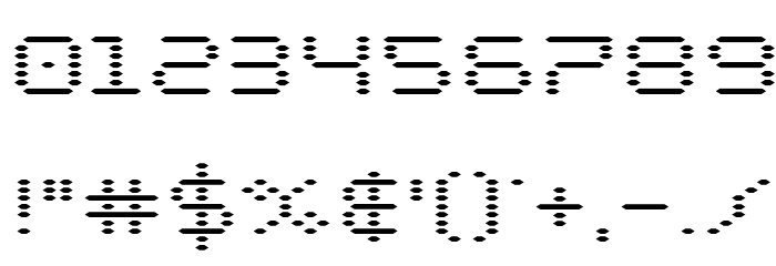Byte Police Expanded Font OTHER CHARS