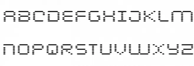 Byte Police Expanded Schriftart Groß