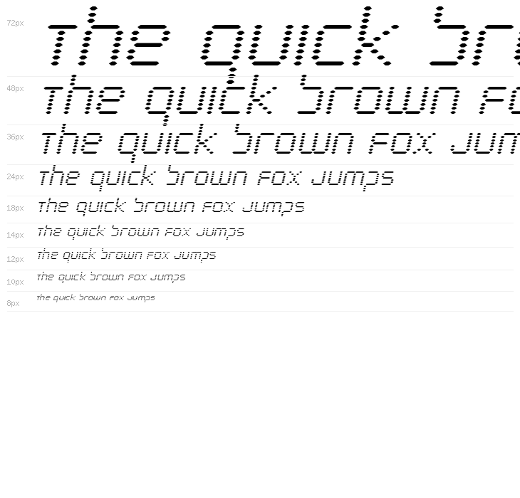 Byte Police Italic Waterfall