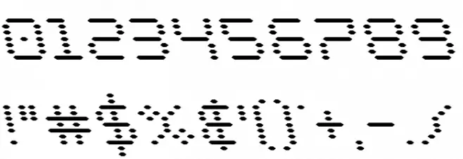 Byte Police Leftalic Font OTHER CHARS