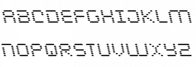 Byte Police Leftalic Polices MAJUSCULES