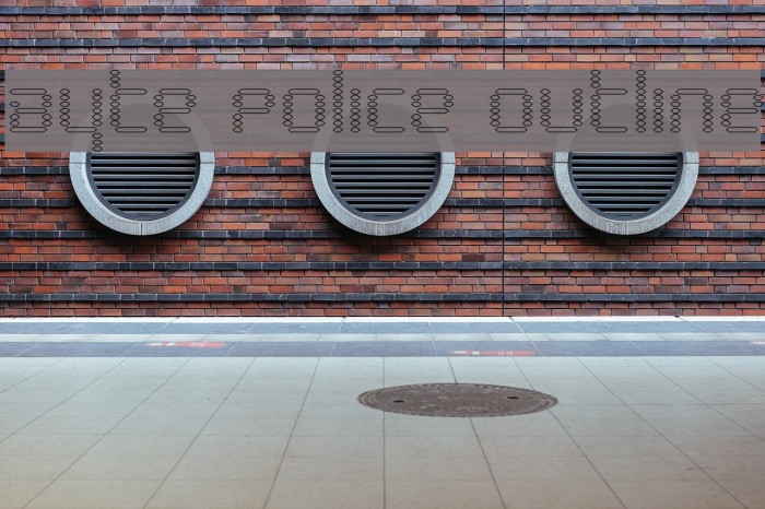 Byte Police Outline Example 3