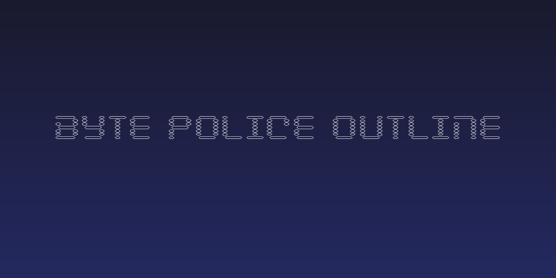 Byte Police Outline Social Header