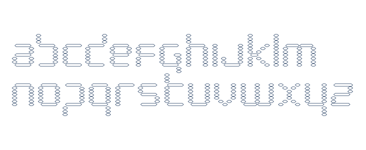 Byte Police Outline Lowercase