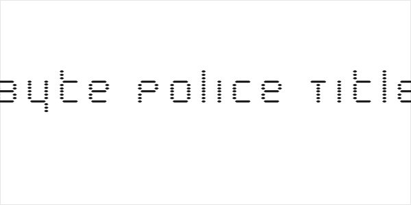Byte Police Title Logo