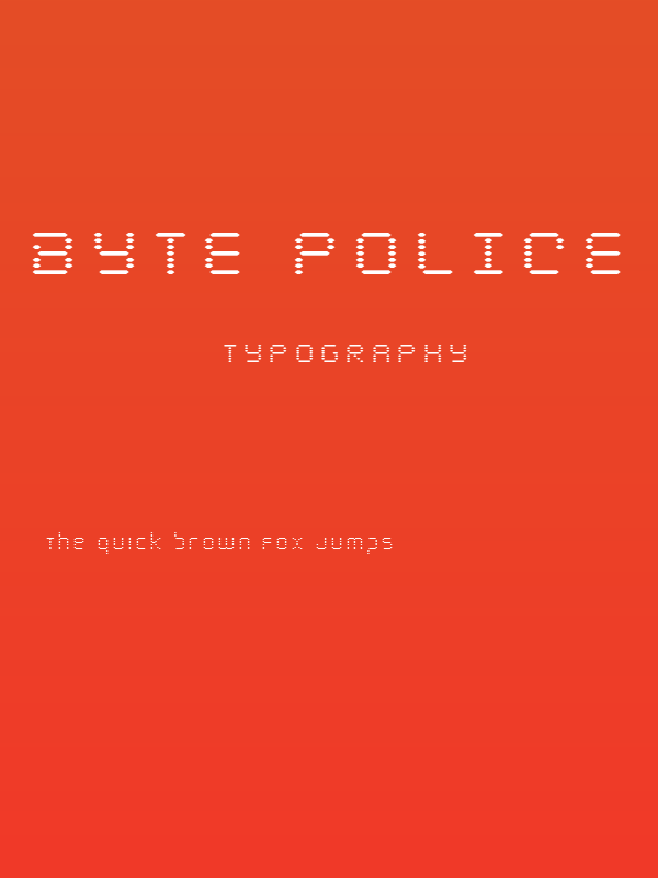 Byte Police Title Poster
