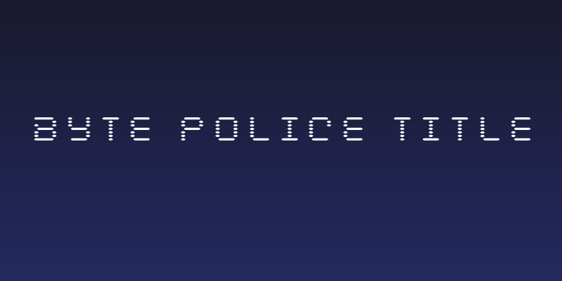 Byte Police Title Social Header