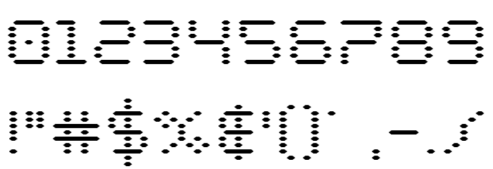 Byte Police Font OTHER CHARS
