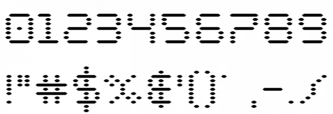 Byte Police Font OTHER CHARS