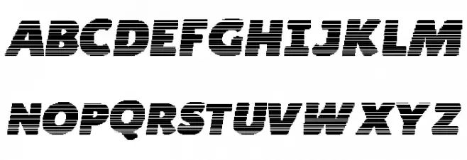 ByteShades Font UPPERCASE