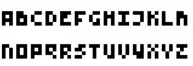 Bytesized Regular Polices MAJUSCULES