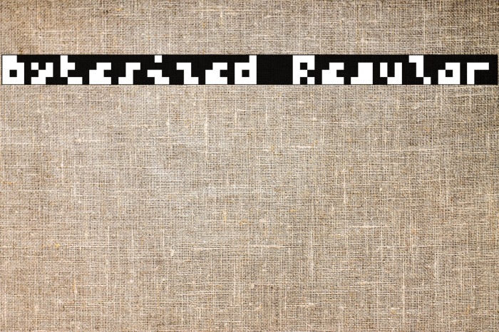 Bytesized Regular フォント examples