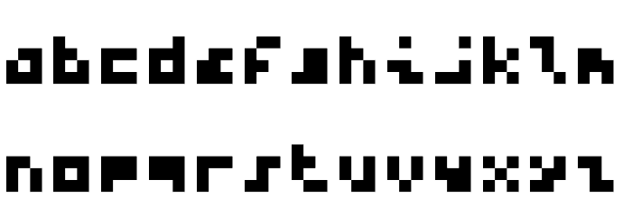 Bytesized Regular フォント 小文字