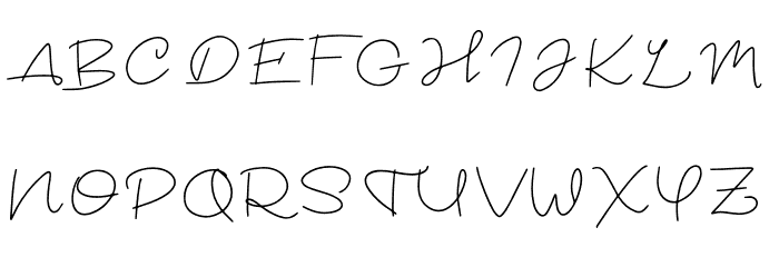 Byuteeful Font UPPERCASE
