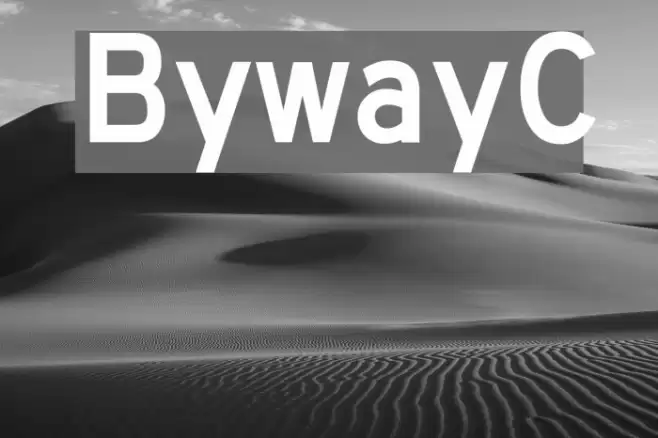 BywayC Font examples