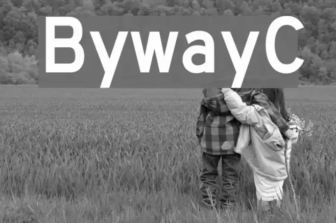 BywayC Font examples