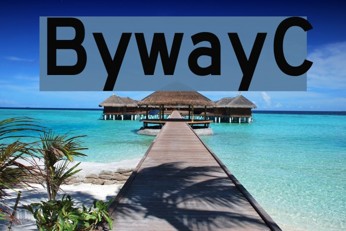 BywayC Font examples