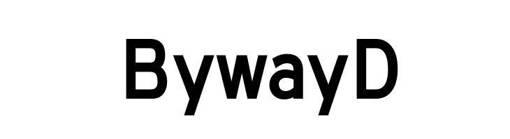 BywayD Font