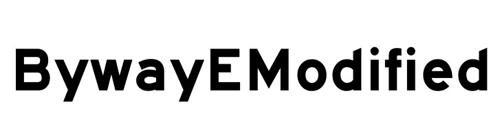 BywayEModified Font