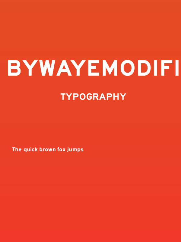 BywayEModified Poster