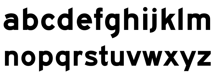 BywayEModified Font LOWERCASE